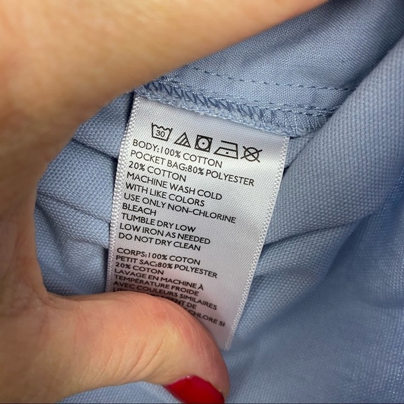 Urban Outfitters Ecote blue paper bag waisted shorts high rise raw hem size L - Picture 7 of 9